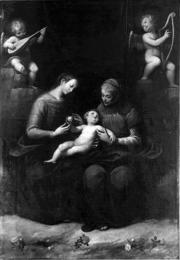 21-Orsola Caccia-Madonna col Bambino e sant'Anna- Chiesa di S. Antonio Abate , Moncalvo  